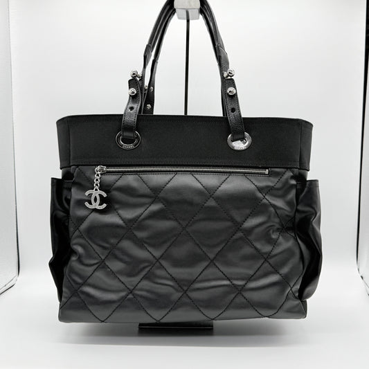 シャネル CHANEL パリビアリッツ トート GM ブラック